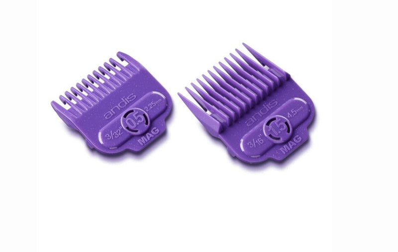 Andis master Single magnetic comb set 0.5 and 1.5