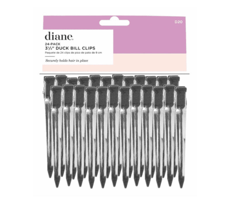 Diane Aluminum Duck Bill Clips 3 1/2” 24 Pack D20