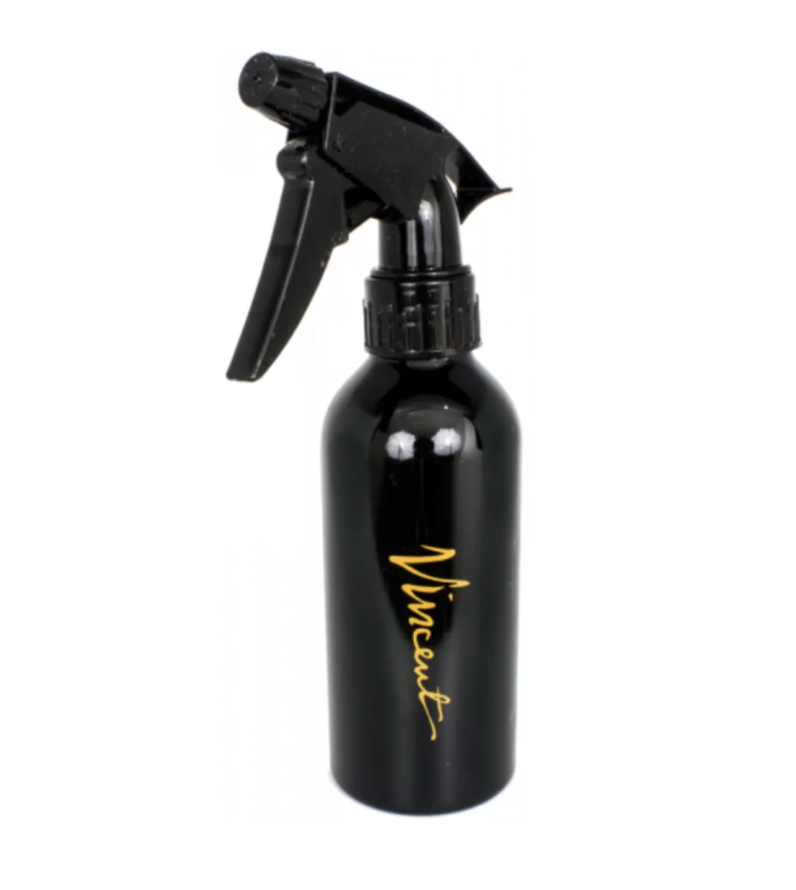 Vincent Aluminium Spray Bottle Black 10oz