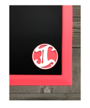 irving barber co. station mat with colored borders multi colors