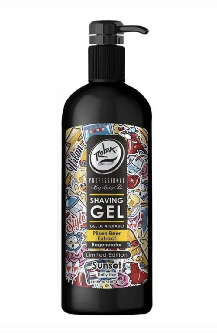 Rolda Shaving Gel Limited Edition – SunSet Pilsen Extract  17.63oz