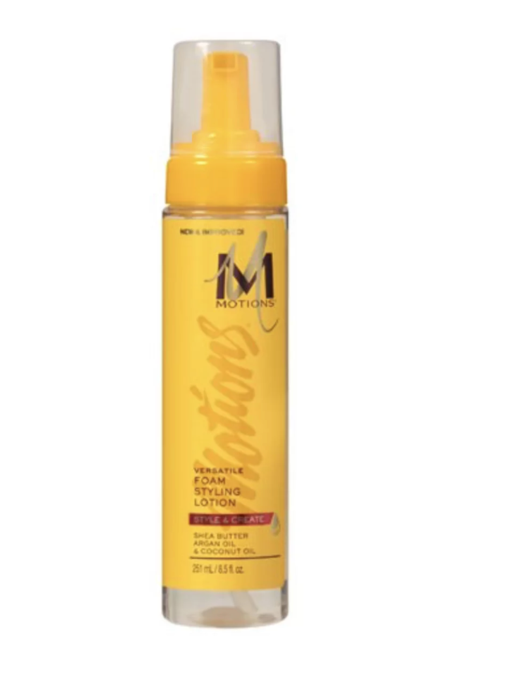 Motions Versatile Foam Styling Lotion/Mousse infused with 3 essential oils 8.5 Oz