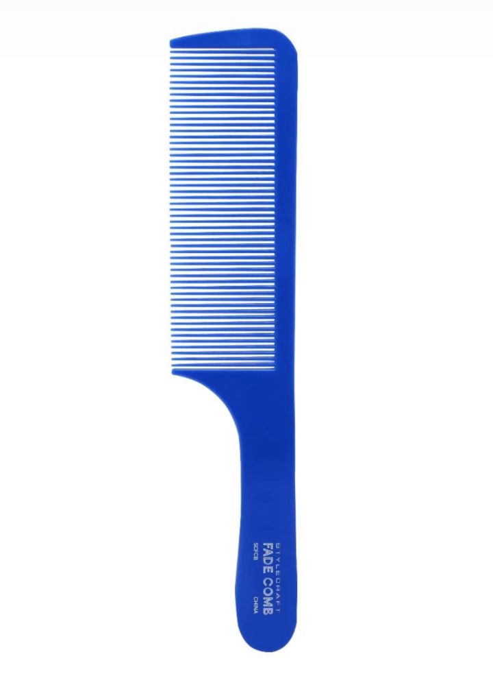 StyleCraft S|C Professional Fade Comb – blue 8.5”