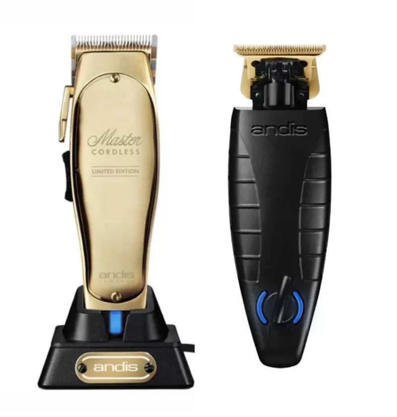 Andis 2pc Cordless Combo – Gold limited Cordless Master & Cordless GTX-EXO