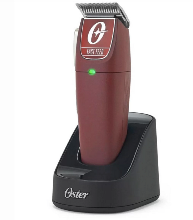 Oster Fast Feed Cordless Clipper – Red
