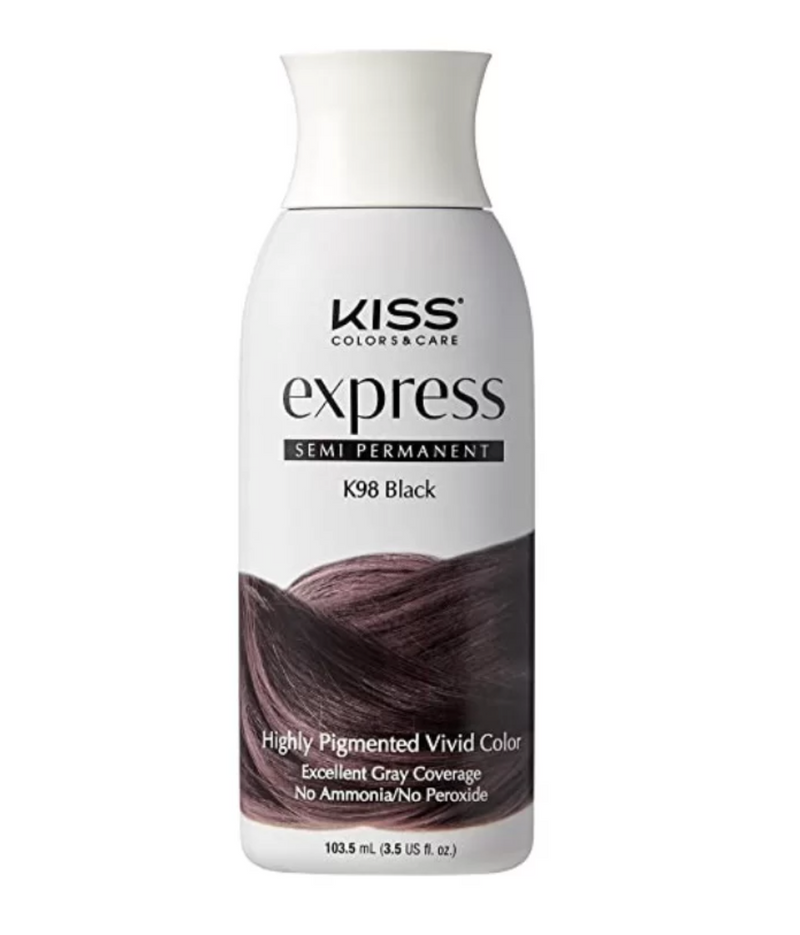 Kiss Express semi-permanent Color K98 black