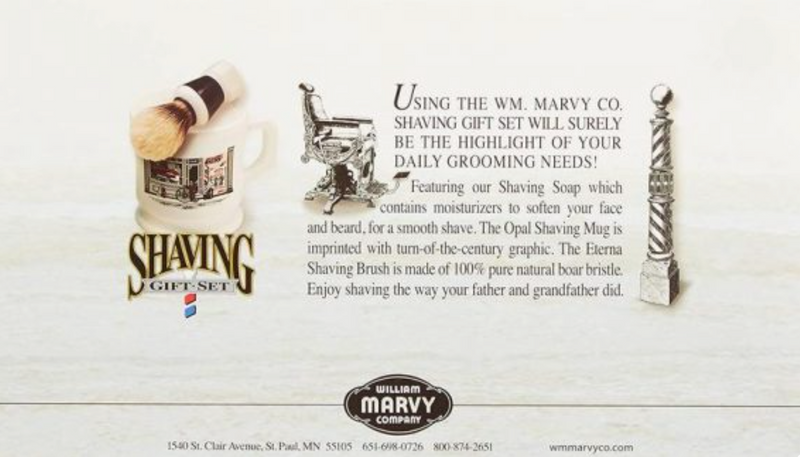 William Marvy company Shaving gift set – Mug, Soap, Brush