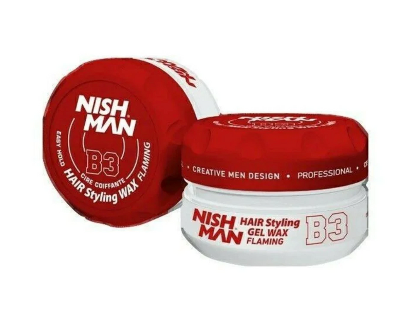 NISHMAN Hair Styling Gel Wax B3 Flaming 150 ml