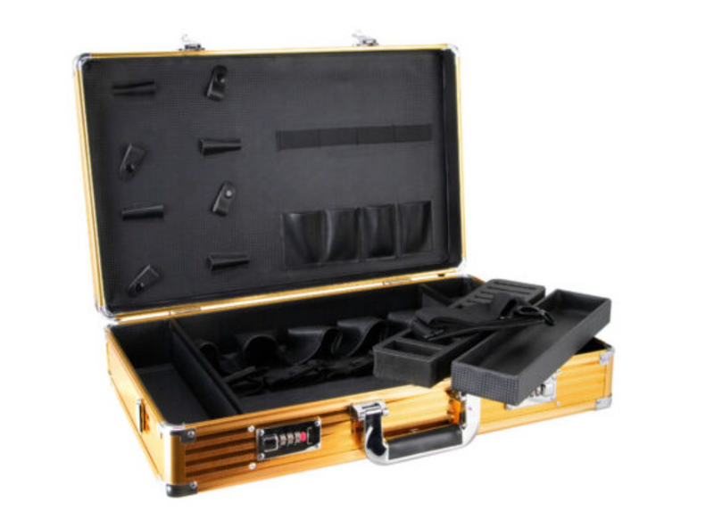 Ver Beauty Barber Case – All Gold