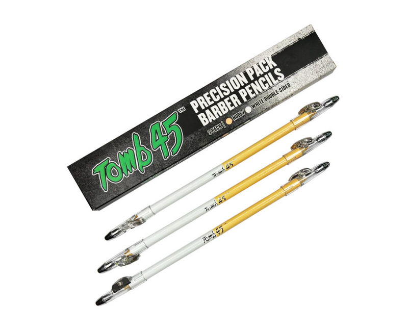 Tomb45 Precision Pack Barber Pencils 3pk Nude/White double-sided