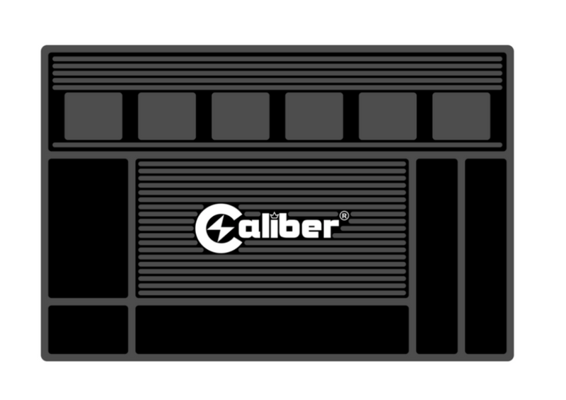 Caliberpro MAGNETIC BARBER STATION MAT – 6 MAGNETIC SPOT HOLDER