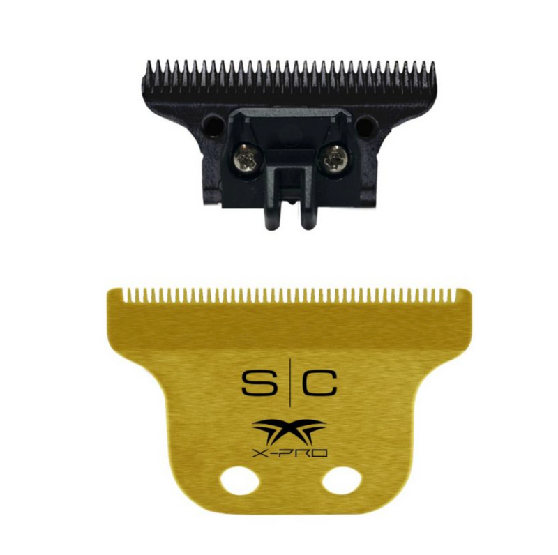StyleCraft S|C CLASSIC Gold X-Pro Fixed Trimmer Blade with DLC Deep Tooth Cutter