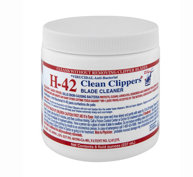 H-42 Clipper Cleaner 8Oz Mini Jar Veridical Anti-bacterial