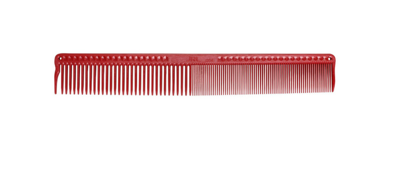 JRLprofessional Fine Cutting Comb 7.4″ – J304 red