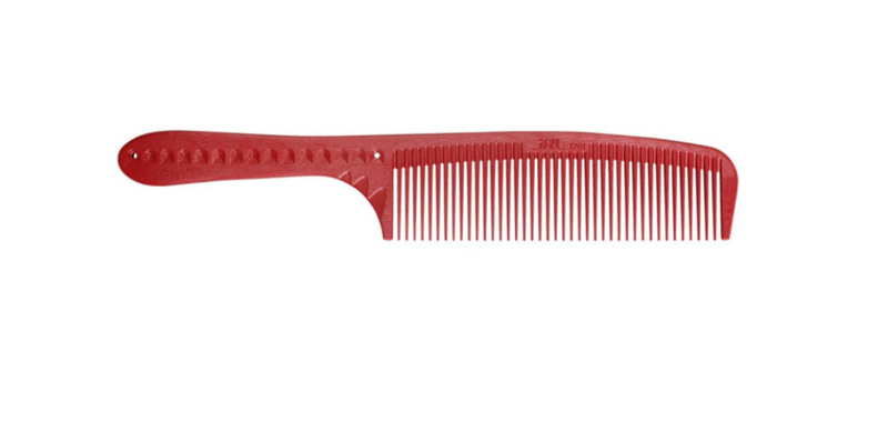 JRLprofessional Barbering Comb 7.6″ – J201 red
