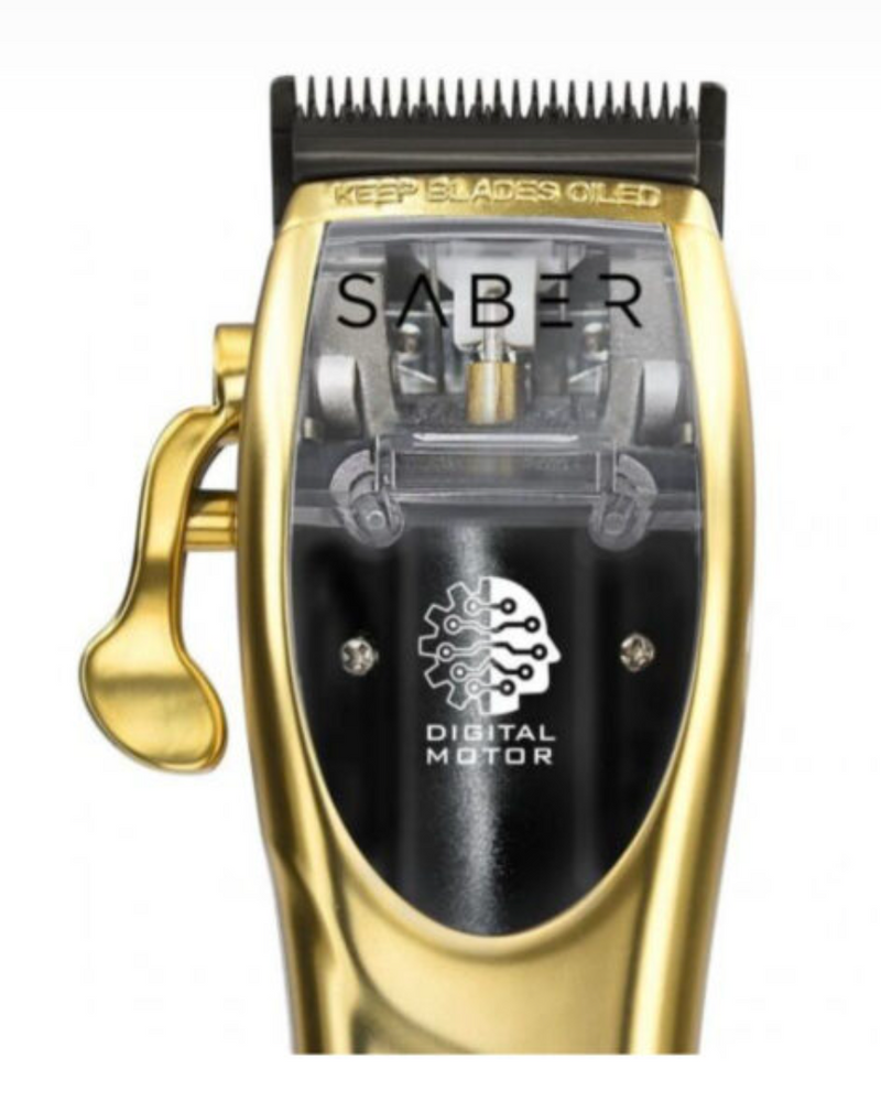 StyleCraft S|C Saber Combo – Gold Metal Body Cordless Clipper & Gold Trimmer Duo