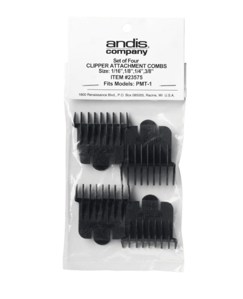 Andis Snap-On Trimmer Attachment Combs Guards 4pcs set