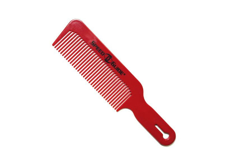 Speed 0 Guide red styling flat top comb.