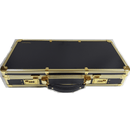 Hairart barber case gold & black