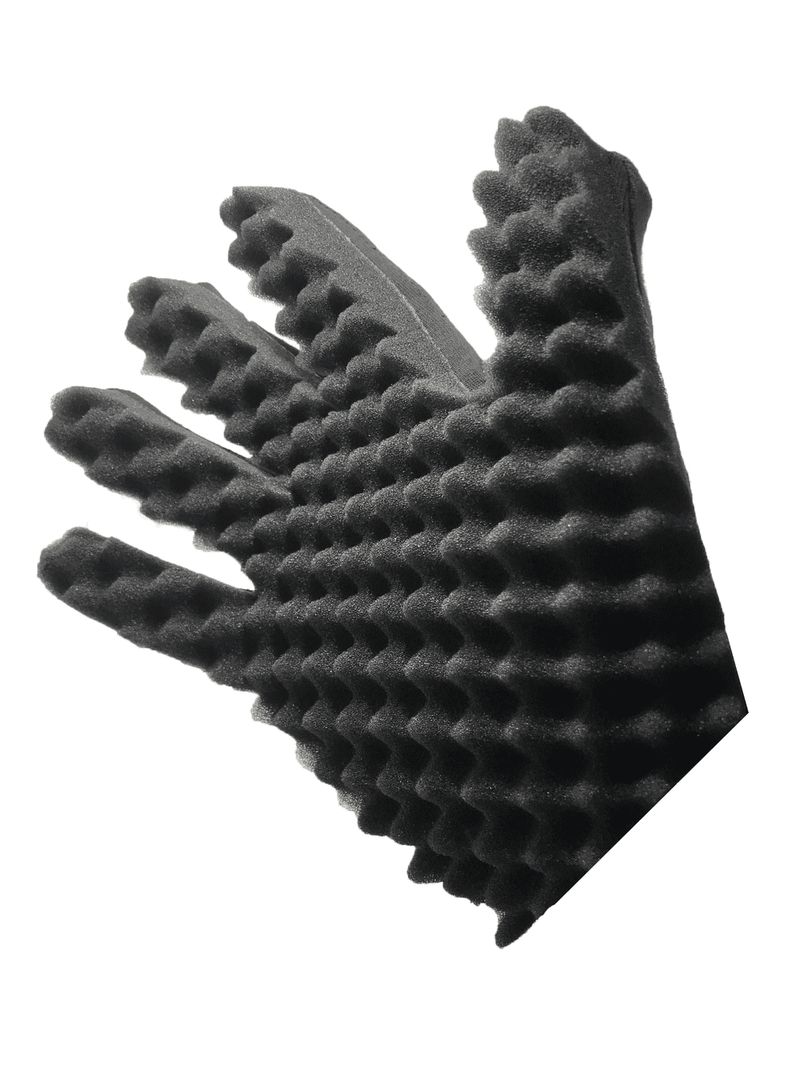 curl sponge glove