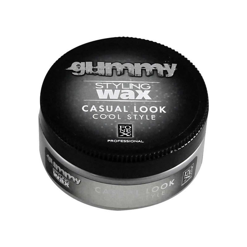 Gummy casual look styling wax - gray 