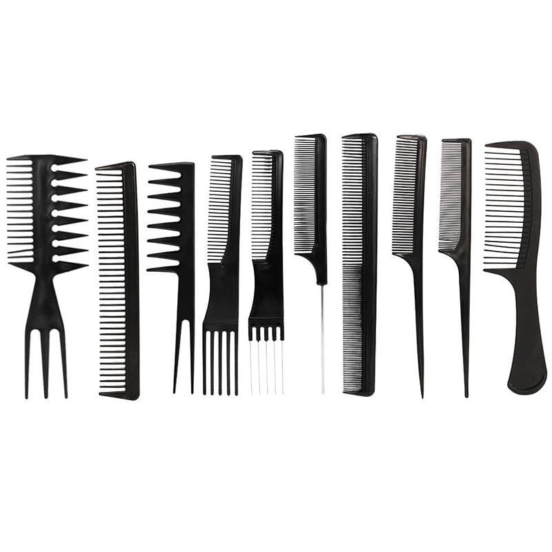 looks 10pcs hair styling comb set