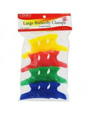looks colorful butterfly large hair clamps