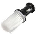 Looks white neck duster medium bristles with powder dispenser
