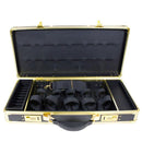 Hairart barber case gold & black