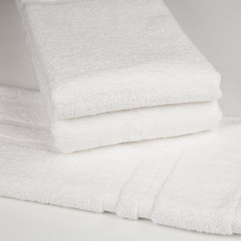 Diane Stain Resistant White Towels 12 Pack