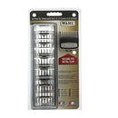 Wahl premium cutting guides with metal clip - 8 guides with organizer